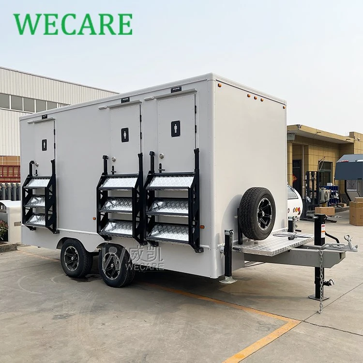 Onlywe Mobile Portable Public Shower Toilet Mobile Restroom with Trailer