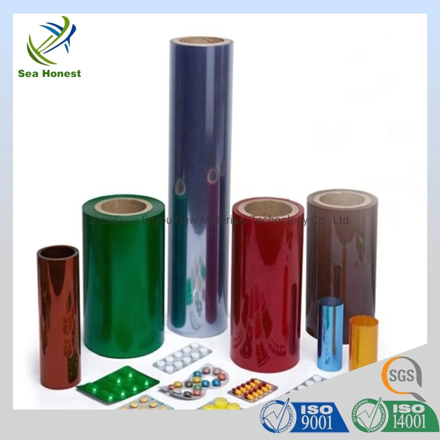 Pharmaceutical Packaging Transparent Rigid PVC Film for Capsules Blister Packing