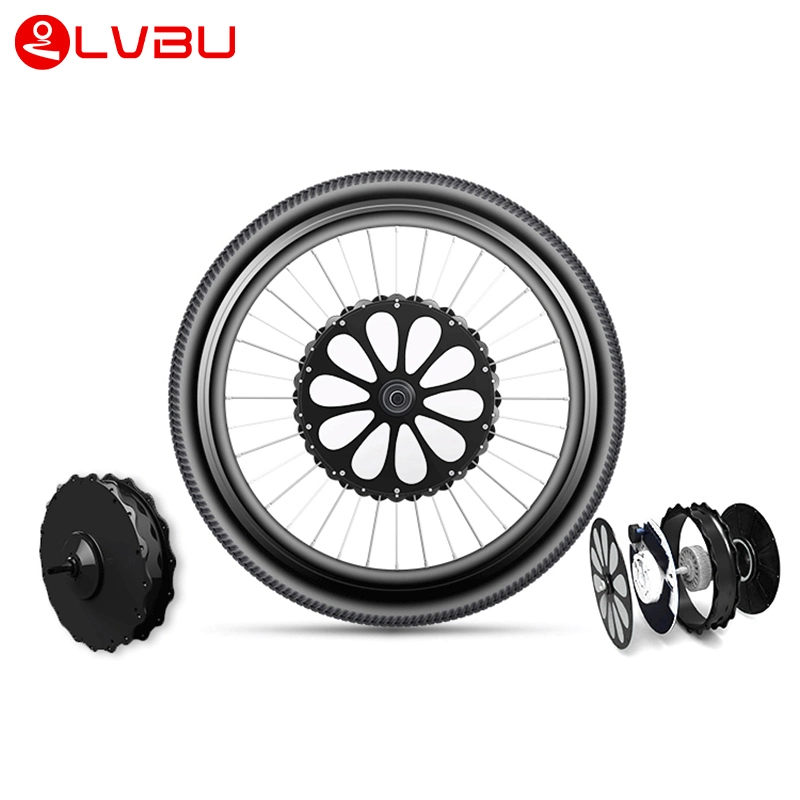Newest Ebike Conversion Kit 250W 350W Add Spare Parts with Peddle Assist All in One Piece Front Rear Wheel for Bicycle