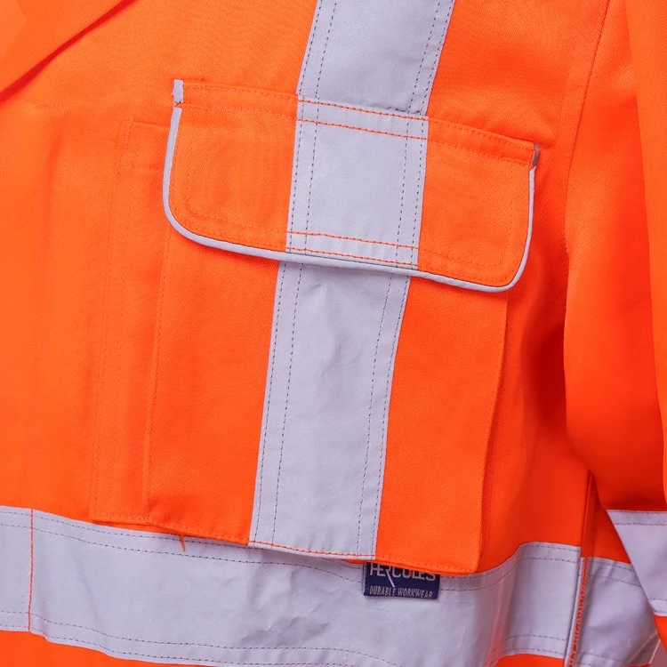 Uniforme de General de Trabajadores de la naranja con cinta reflectante para la minería de los hombres monos