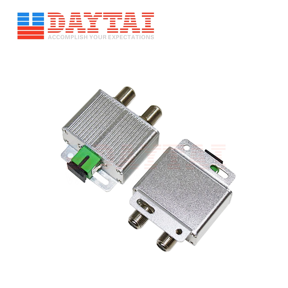 FTTH 2 Way Passive Single Mode Optical Fiber Cable Receiver for Digital TV