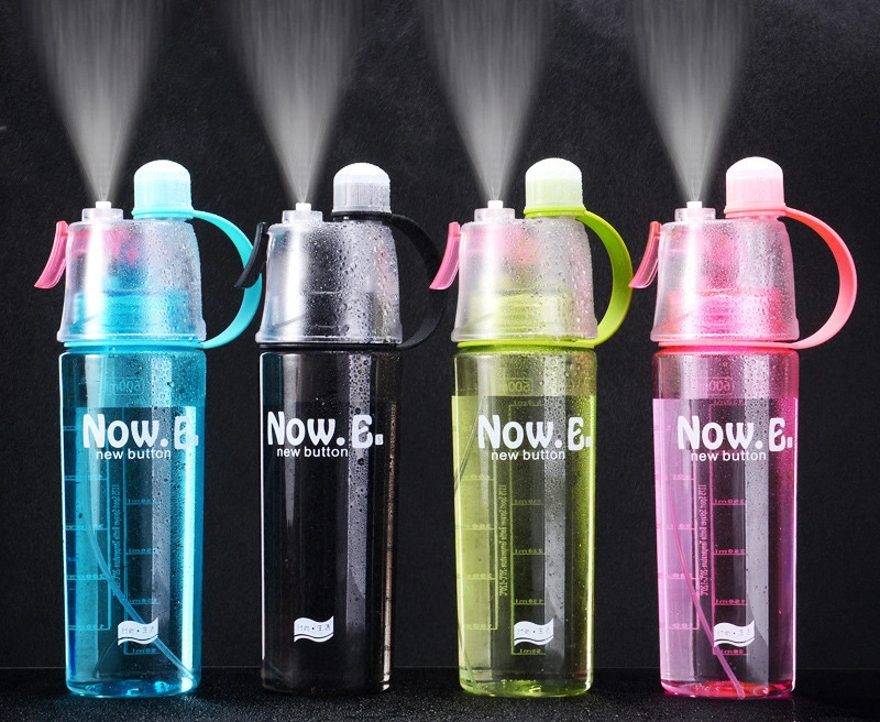 Custom Water Bottle Plastic BPA Free Plastic Sport Drink Mist Spray Bottle