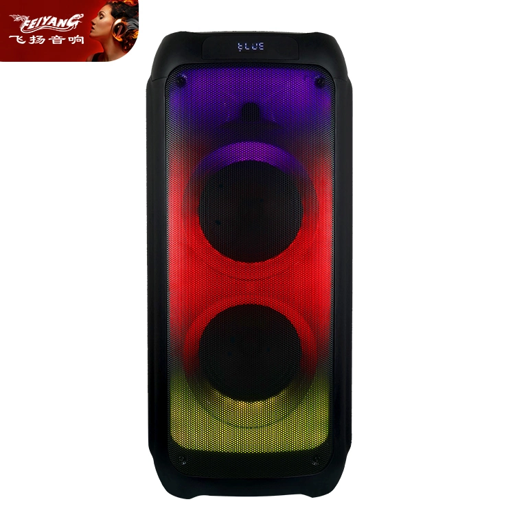 Brasilien Top Sale Lautsprecher Party Sound System für Tower DJ Tragbarer PA-Lautsprecher Dual 8 Zoll Disco Light Wireless tragbar Bluetooth-Lautsprecher