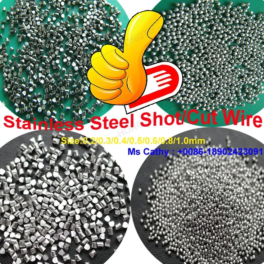 Blasting Media Stainless Steel Cut Wire Shot for Deblurring and Cleaning of Weldments