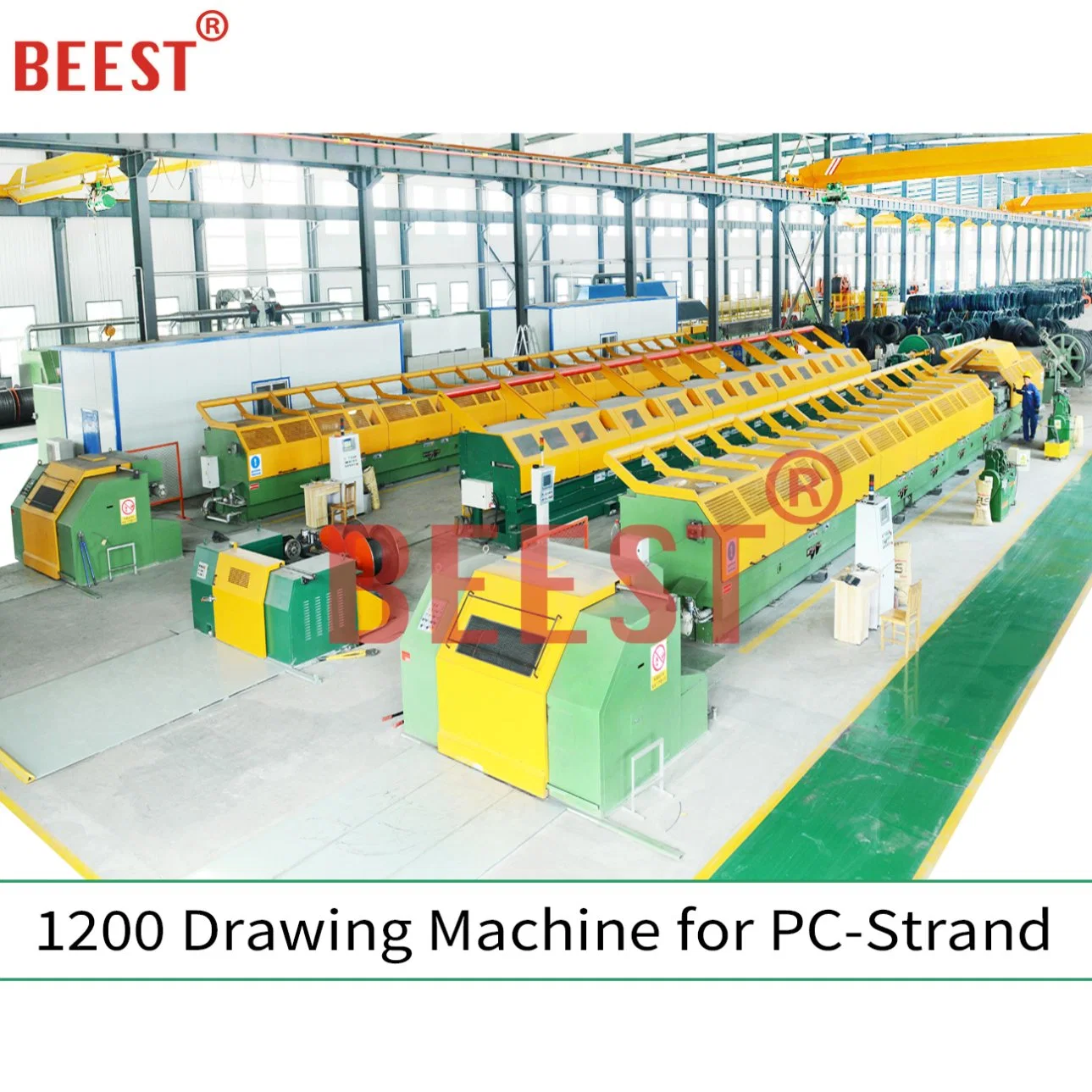 Factory Price Highly Efficiency 1860MPa Post-Tension Concrete PC Strand Prestressed Concrete Strand 7-Wire Heating Production Line