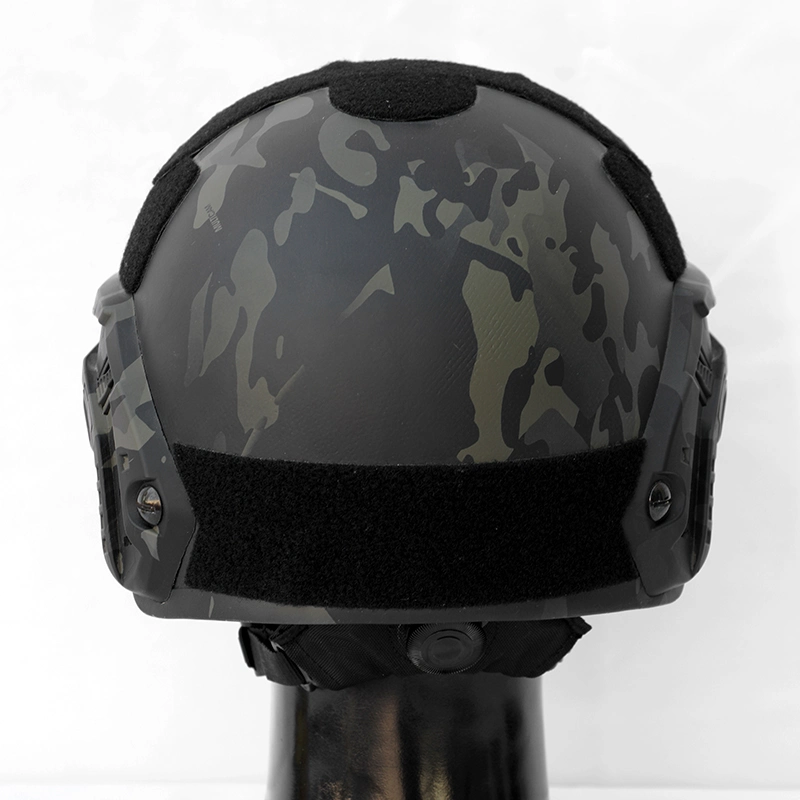 New Army Combat Nij Iiia Fast Bulletproof Helmet Camouflage Black Aramid PE