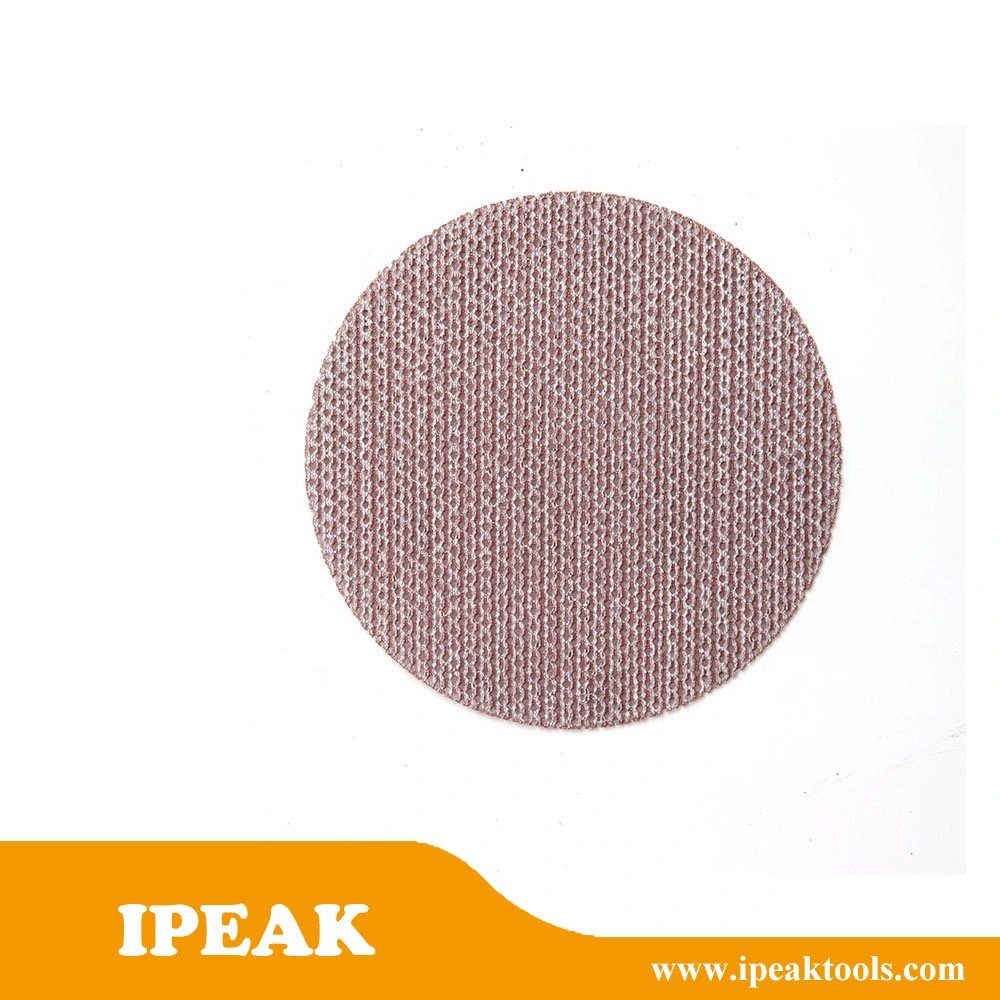 5 Inch 125mm Mesh Dust-Free Anti-Blocking Hook&Loop Sanding Discs Round Abrasive Sandpaper 80-320 Grit Car Decorate Paper