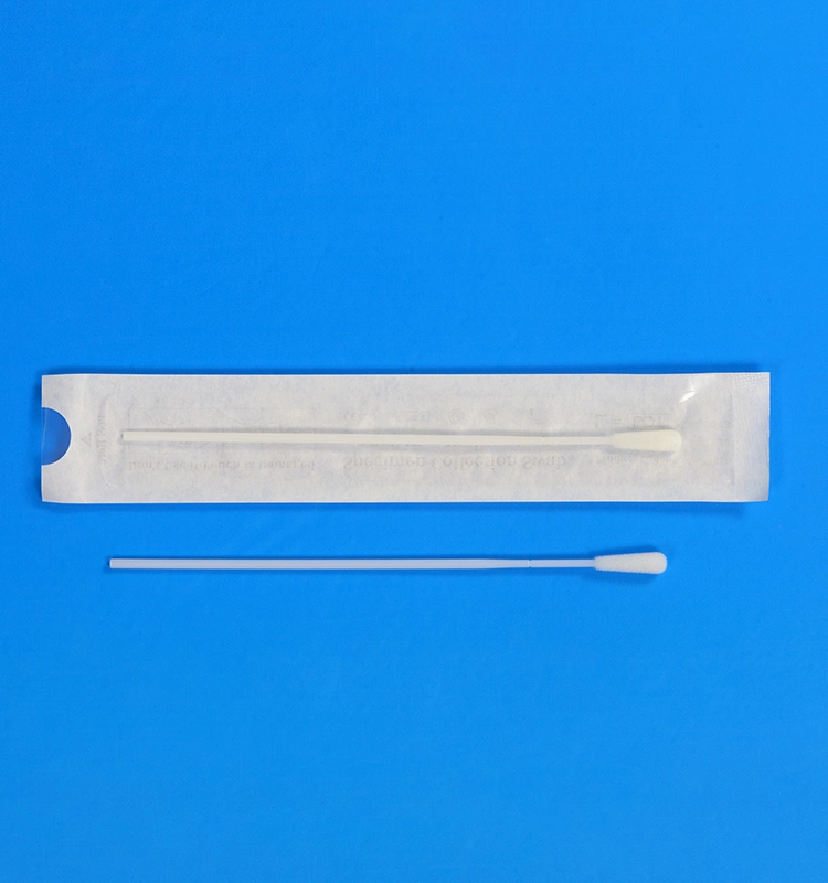 Disposable Sampling Swab 150mm Medical Oropharyngeal Swab Nylon Flocked CE FDA