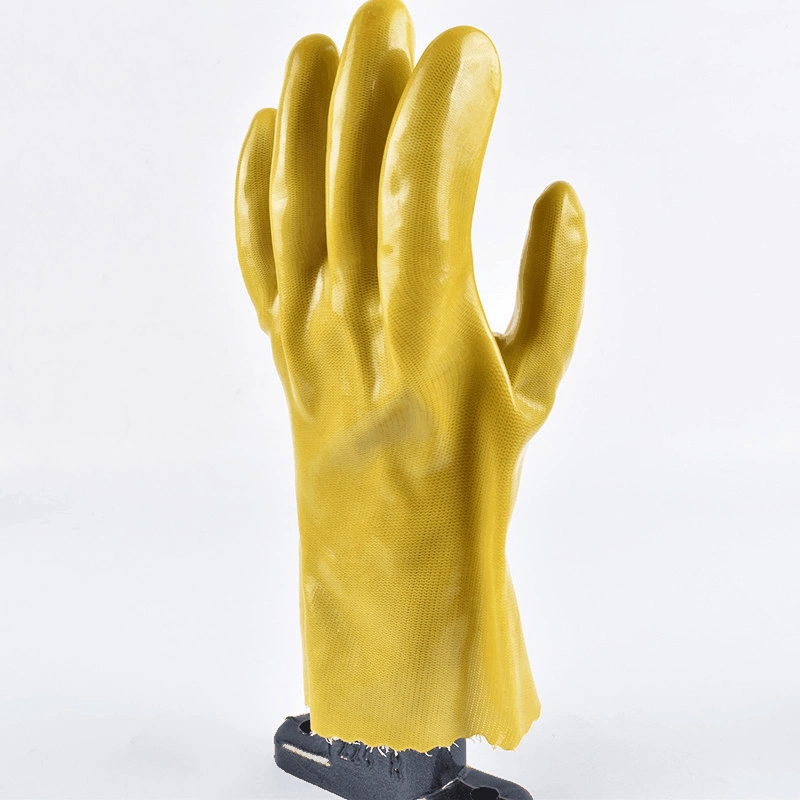 Gloves Work Waterproof Yellow Dishwashing Rubber Cleaning Kitchen Latex Household Gloves