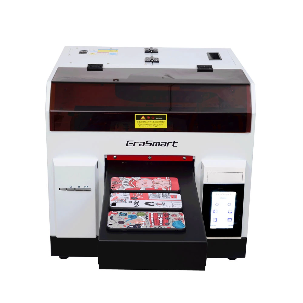 Erasmart Small Size Desktop Digital Inkjet Printer A3/A4 Size Digital UV Flatbed Printer