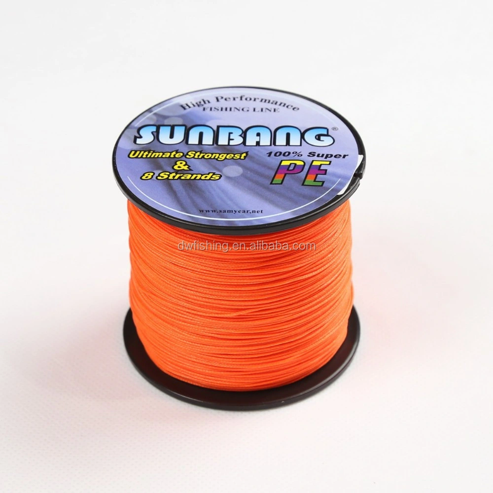 Super puissance Multifilament PE 8 brins ligne tressé