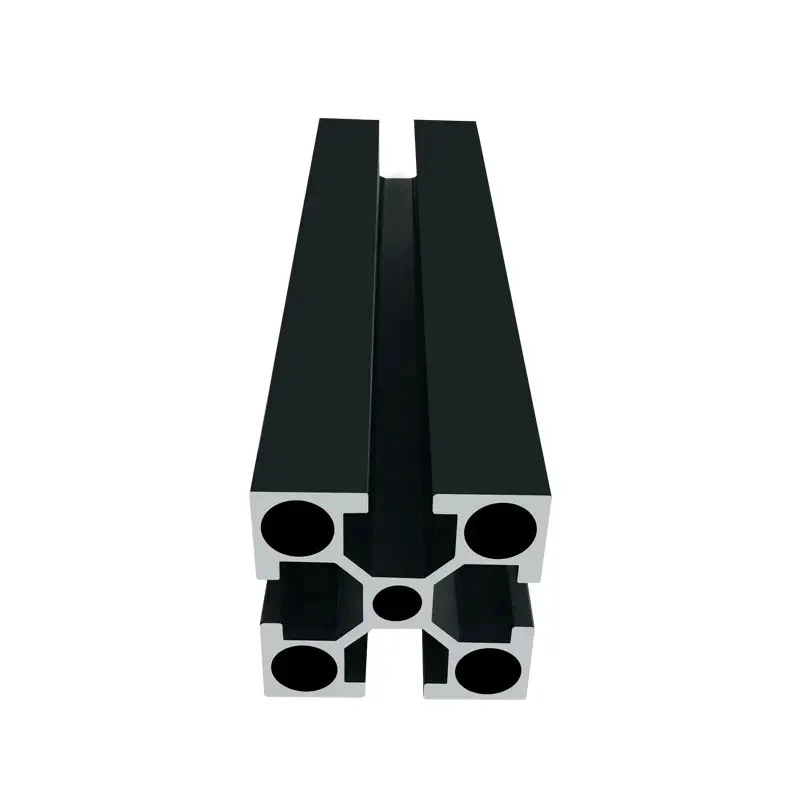 National Standard Industrial Aluminum Alloy Profile 4080 Sandblasted Black Color for Construction