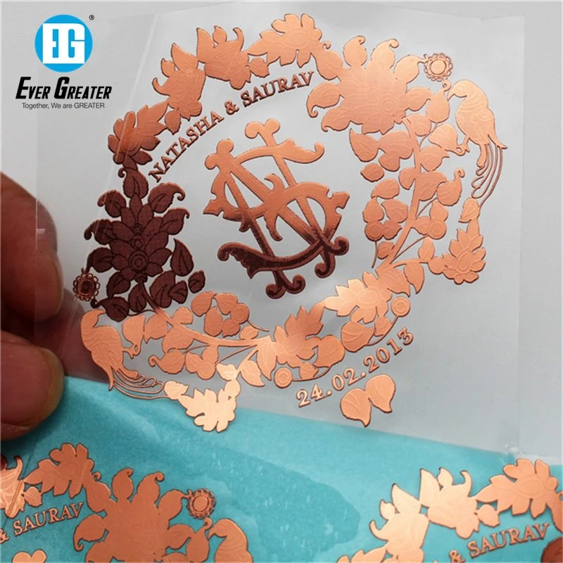 Custom Silver Letter Electroformed Letters Gloss Gold Metal Electroformed Transfer Stickers