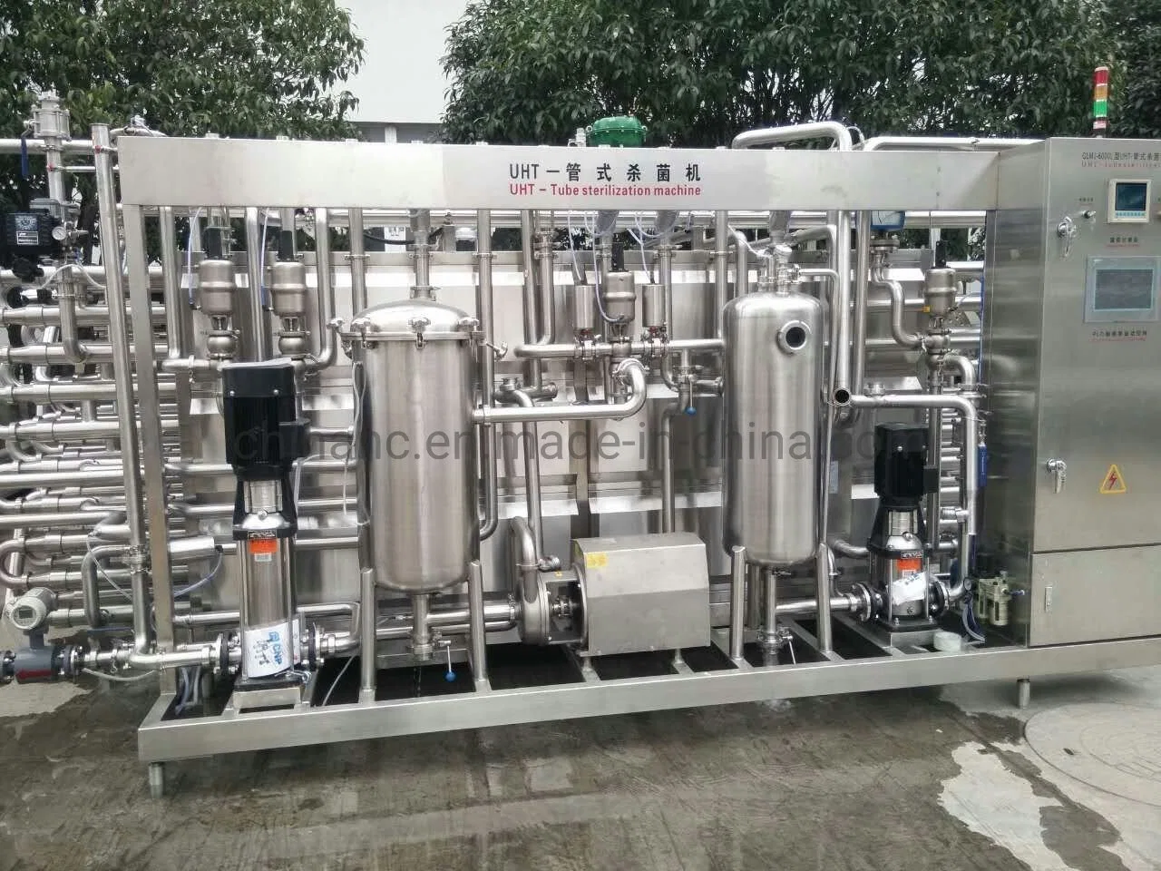 Full Automatic 6000L/H Aseptic Type Milk Uht Sterilizing Machine