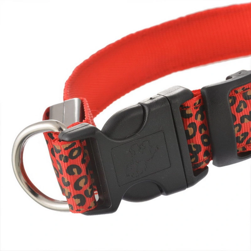 Leopard LED Lighting Dog Collar Dog Product Pet Products