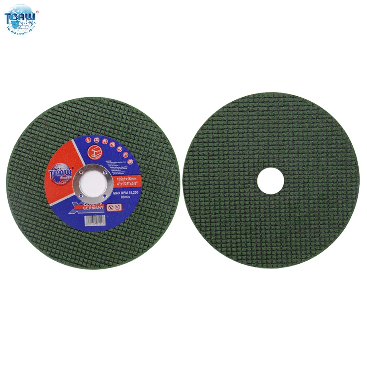 High quality/High cost performance  Best Price 4 Inch 105X1X16mm Tbaw Brand Cutting Wheel Abrasives Tools Grinding Wheel Cutting Dics Yuri India Market Disco De Corte