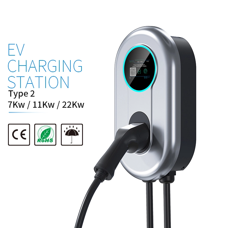 Fast Home EV Charging Station Two-Year Warranty Available 3.5/7/11/22kw Portable EV Charger