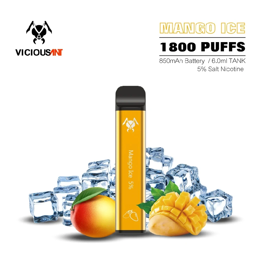 Wholesale/Supplier Disposable/Chargeable E Cig with 1800 Puffs Pre-Filled OEM Supported Vape