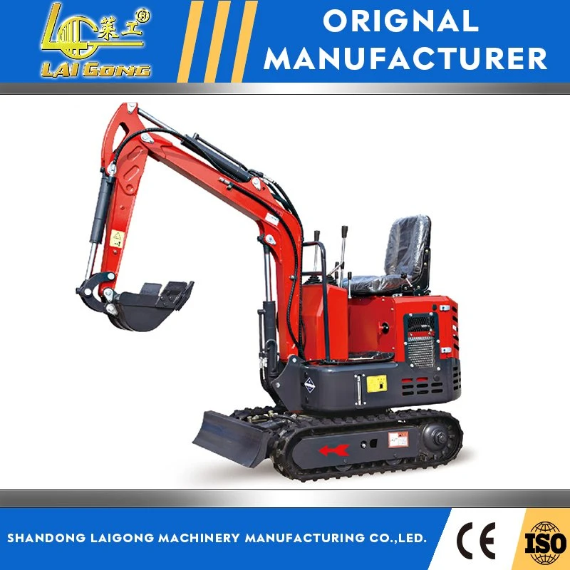 Lgcm Cheap New Hydraulic Crawler Mini Excavator Tracked Mini Digger Machine Micro Excavators 0.8 Ton 1 Ton
