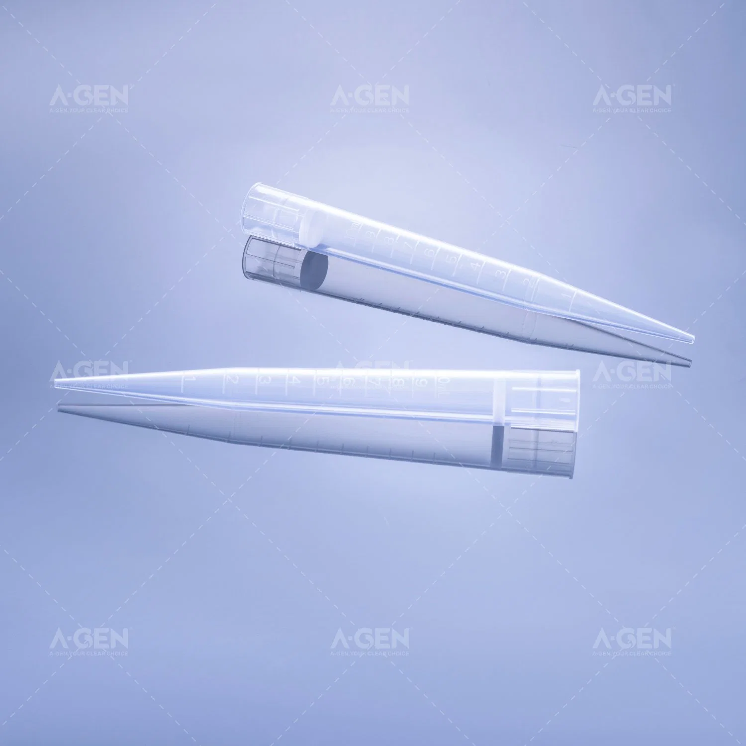 Racked 10ml Filter Pipette Tip Disposable Plastic Pack Rack 10000UL Filter Pipette with Wide Mouth