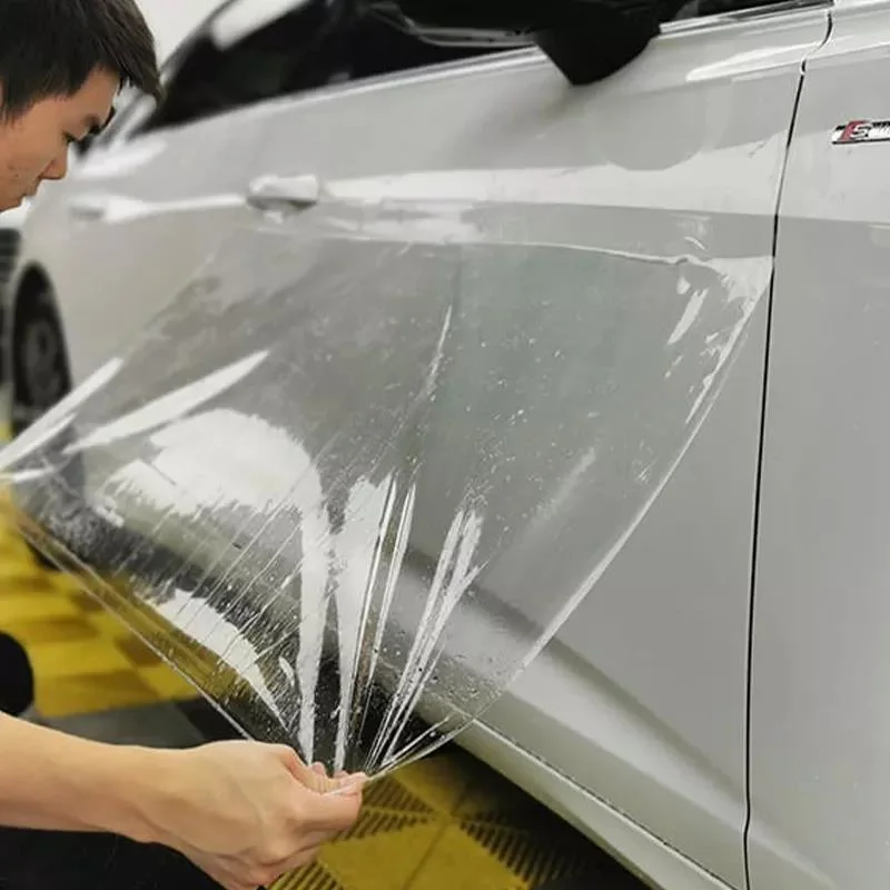 6,5mil adhésif automobile carrosserie peinture transparente protection de surface Auto-cicatrisation Rouleaux de film PPF PPF Premium car Wraps en TPU