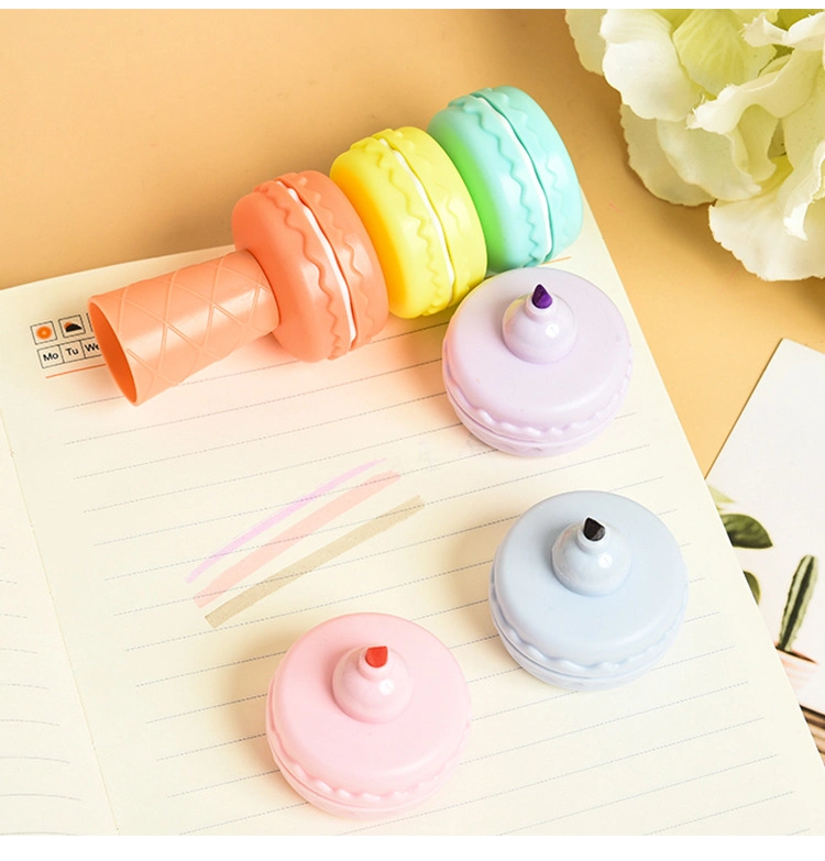 Оптовый мультиколор Macaron Кати маркер Pen Stationery Highlighter