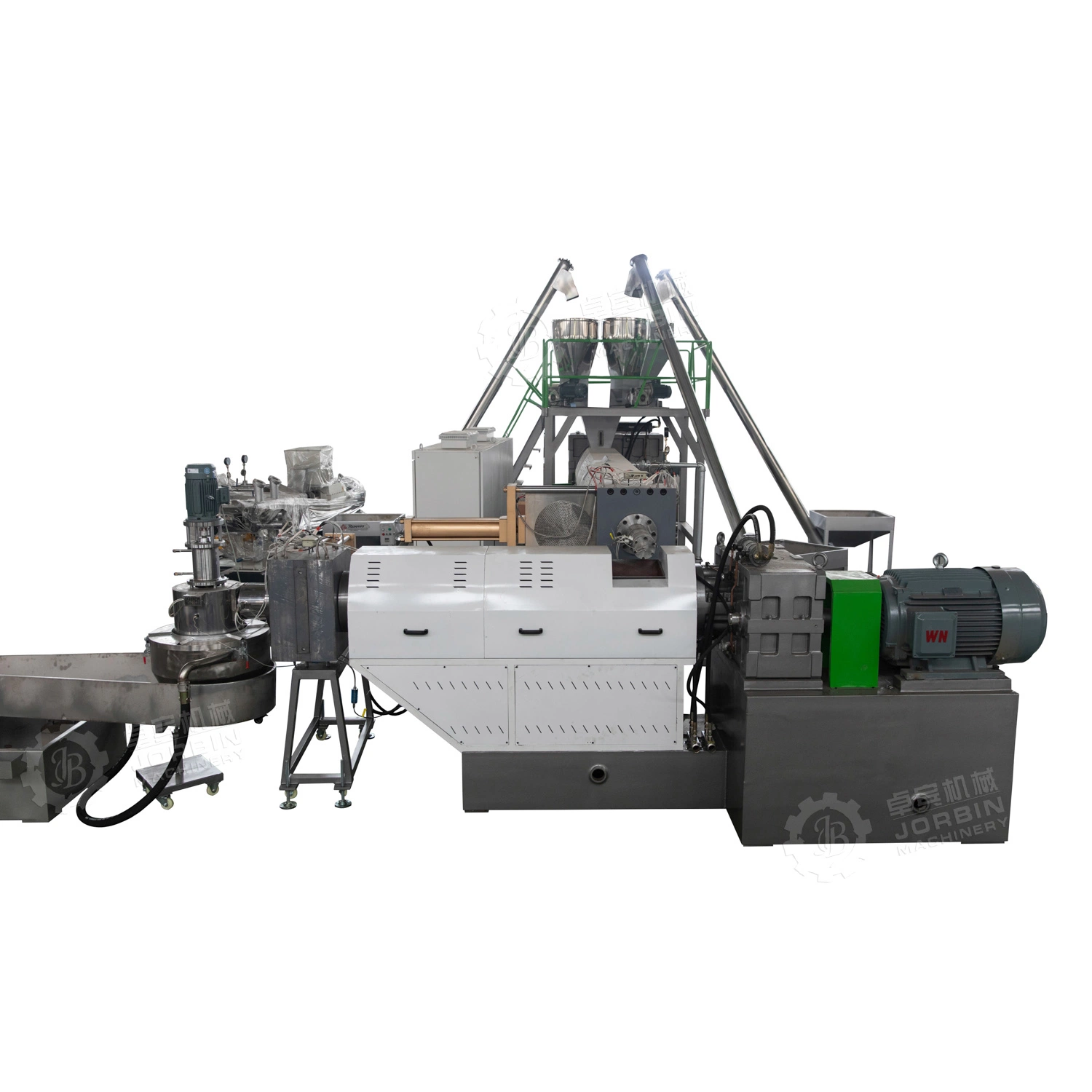 PVC Pehd Pet Plastic Recycling Line مع أقصى سعة 200 إلى 1000 كجم