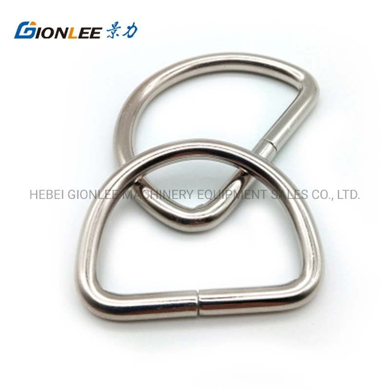 Machined Custom Stainless Steel Polished Seamless Welded D Ring Luggage Accessories