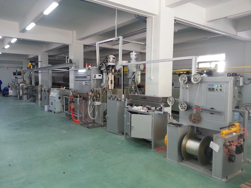 PTFE, ETFE, X-ETFE, Polyimide, Peed, FEP, PFA and PVDF Cable Making Machine Extrusion Machine