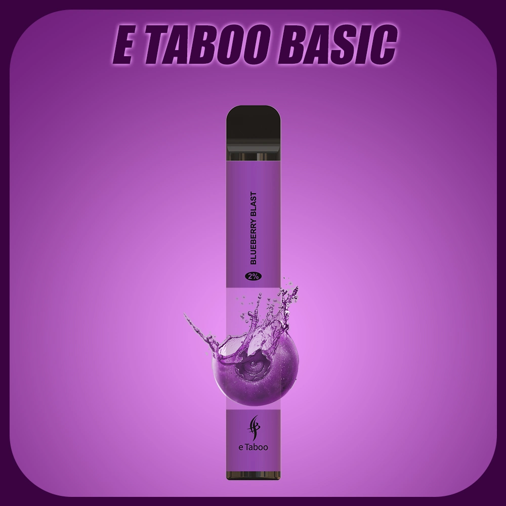 UK Euro Hot Sale Factory Wholesale/Supplier E Taboo Basic Disposable/Chargeable vape Vaporizer Vape Device Mod Pod System Cheap