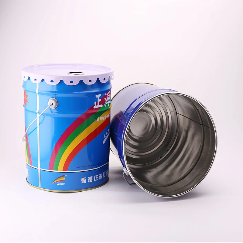 18L LTR Litre Metal Bucket Pail for Paint Adhesives