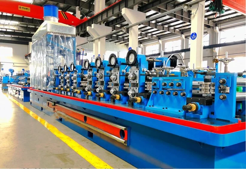 Factory Price Welding Steel Pipe Production Line Round Tube Making Machine