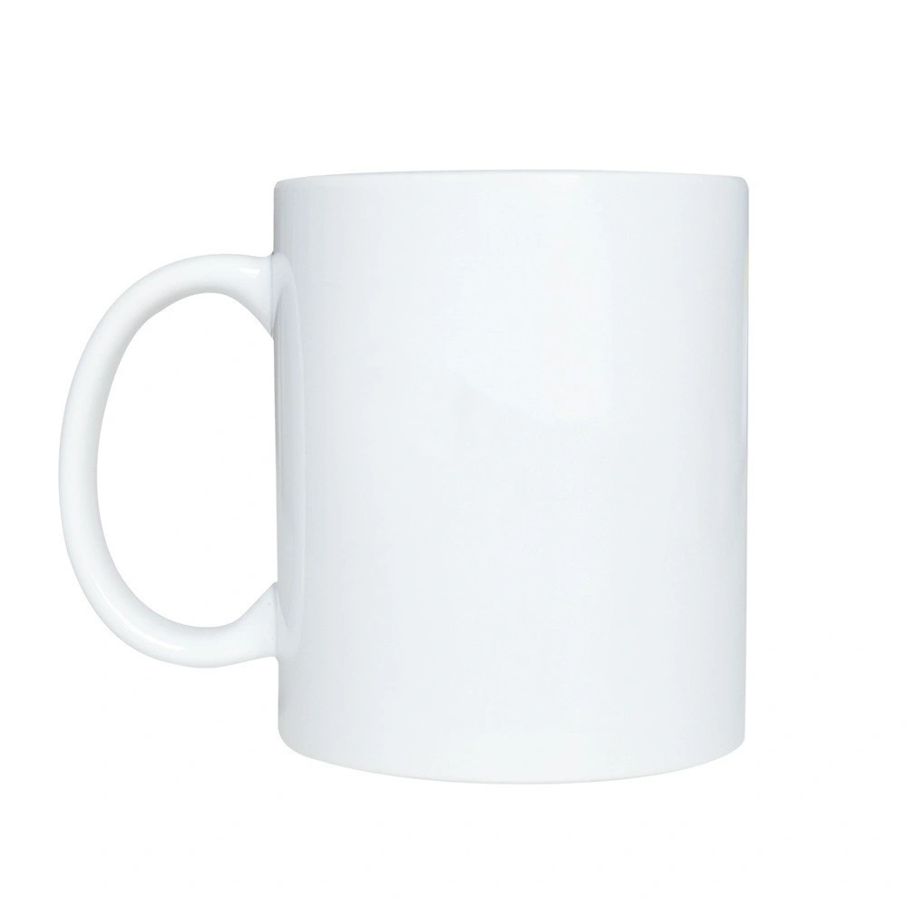 Venta Directa de Fábrica de Cerámica de Simple Logotipo de la taza taza taza recubierto de transferencia térmica.