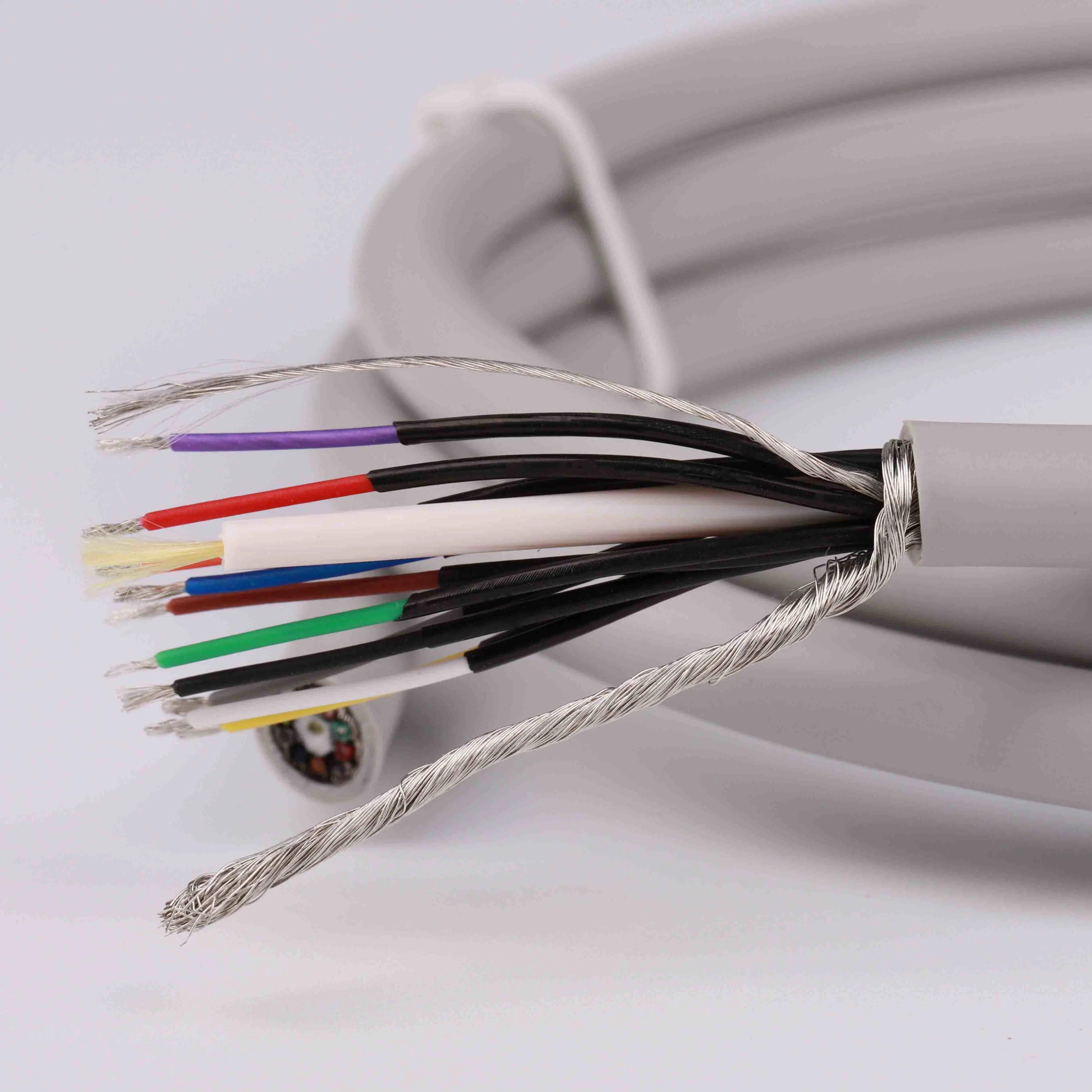 10 Conductor ECG Cable Compatible with HP/Mindray/Ge/Nihon ECG Cable Without Connector