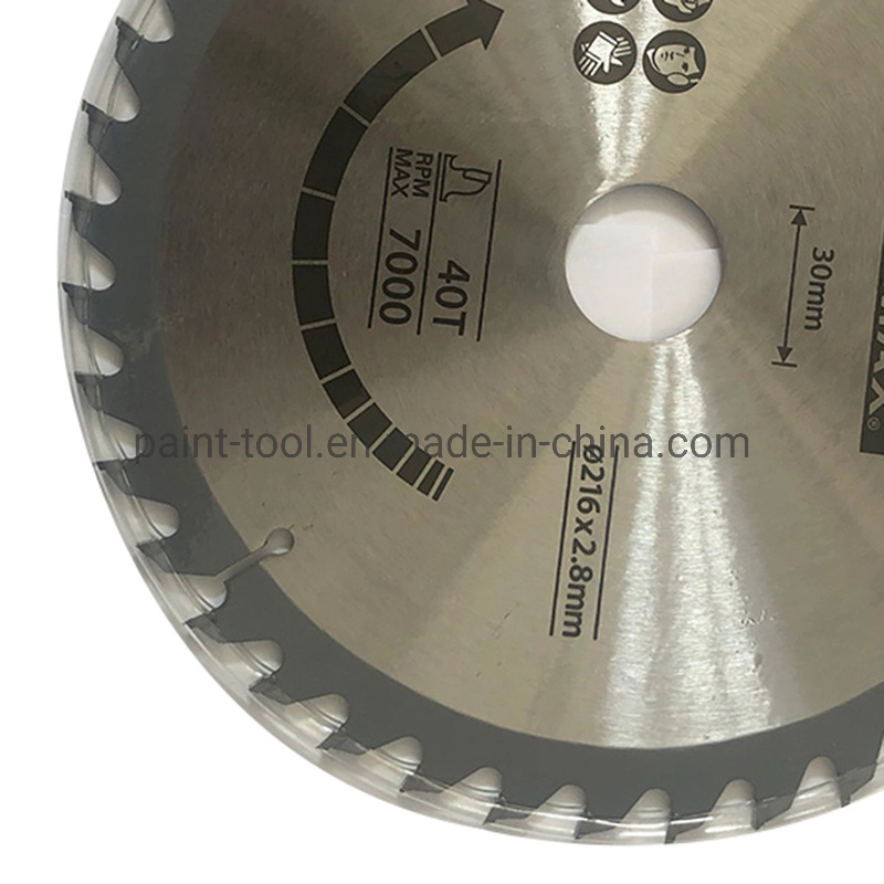 Carbide Tipped Wood Cutting 12t Tct Circular Saw Blade for Wood Chipboard