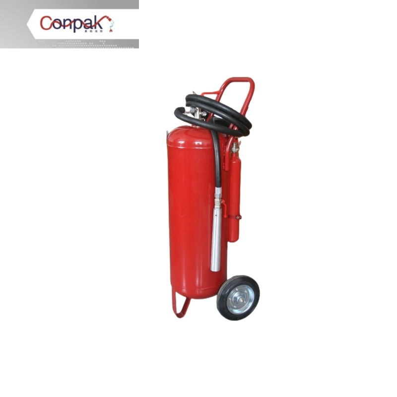 High quality/High cost performance  Supplier Portable Size Dry Powder Trolly Automatic Fire Extinguisher