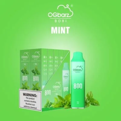 Zbood Customize Ogbarz Bobi 800 puffs Lasts Mary Aegis Ezzys СверхHalo 18% никотин Crystal Pod Cig Disposable Vape