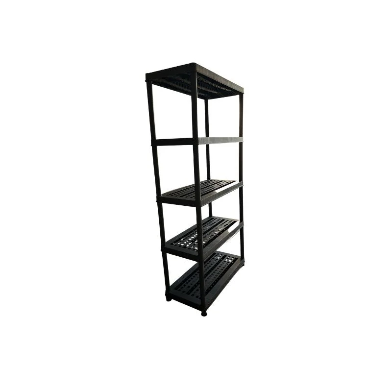 Stacking Boltless Plastic Shelving 5 Layer Tier Sheet Storage Shelves Rack