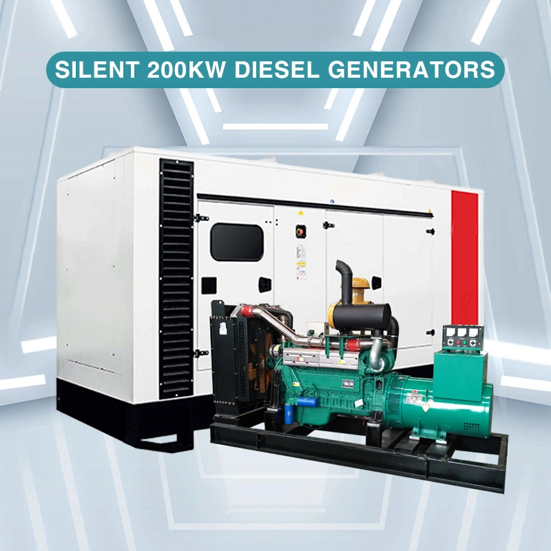 200kw Diesel Generator Power by Reliable Engine Silent Type