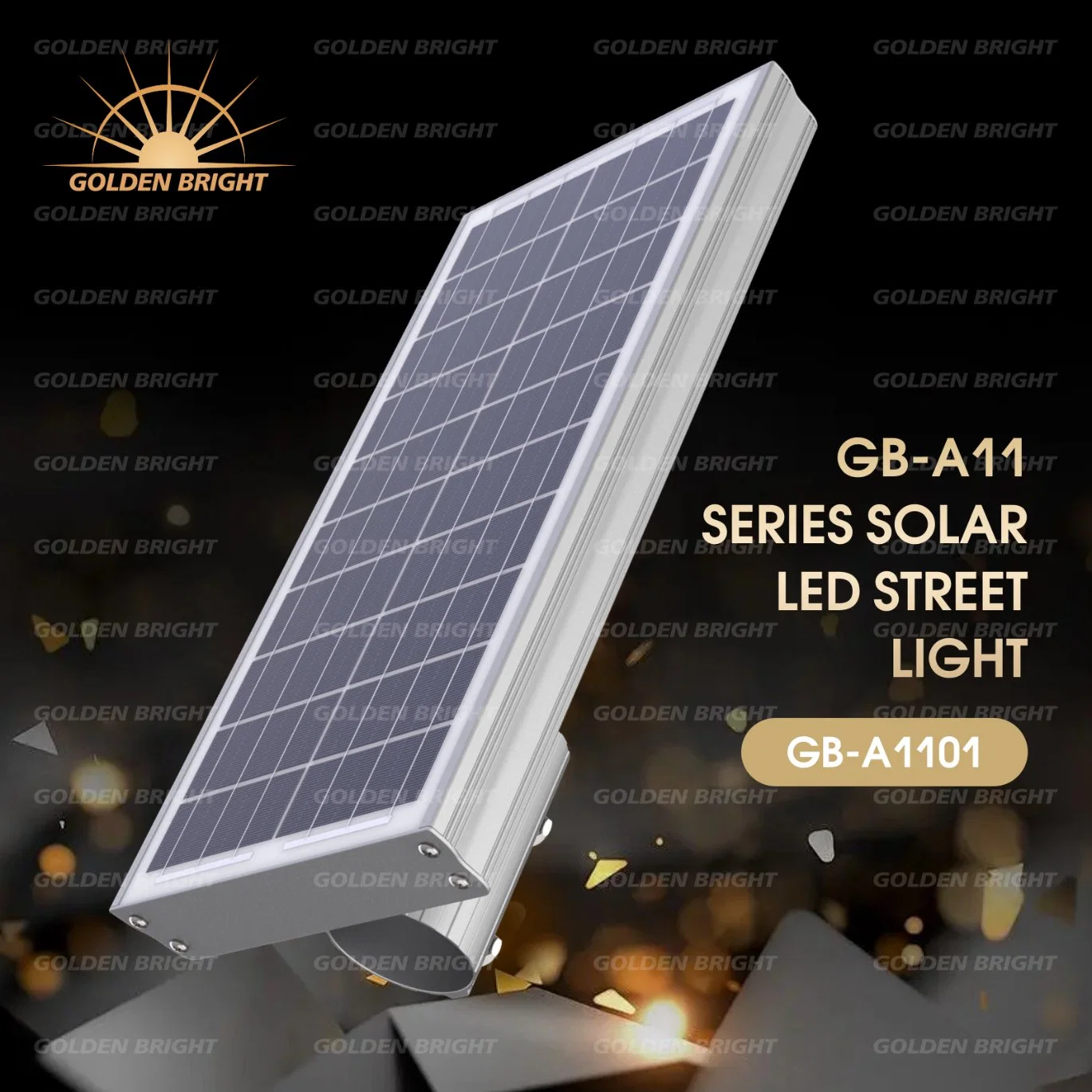 Customized CE Approved with Light Source LED Road 100W Lamp Solar Street Lighting