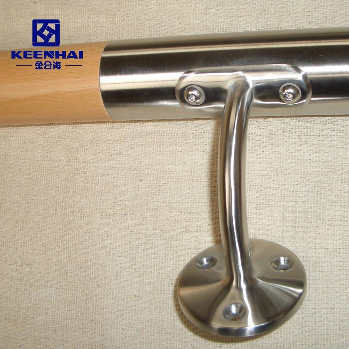 Decorative Slotted Stainless Steel Round Handrail Stair Parts