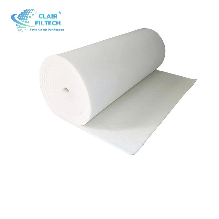 Material retardante de techo de fibra de vidrio de alta temperatura media del filtro filtro de Nonwoven Fiber-Based sintético productos multimedia