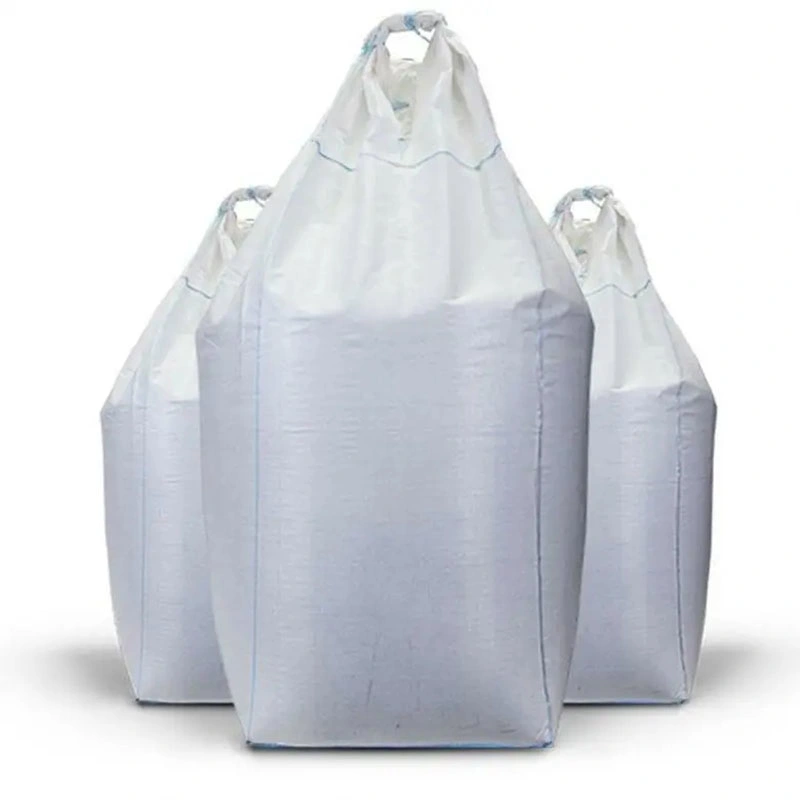 Bolsa Jumbo Big Bags Scrap PP 1000kgs Top White Falda Impresión en color plano transversal característica Peso bucle inferior material de seguridad