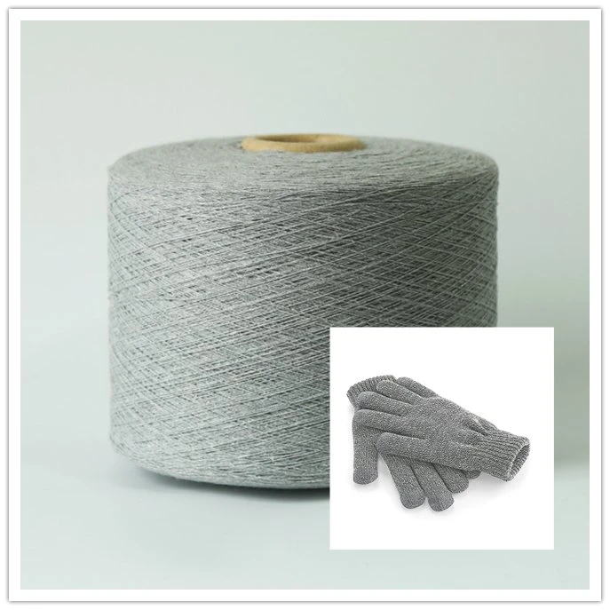 Low Twist Recycled Cotton Blended Yarn for Glove Knitting