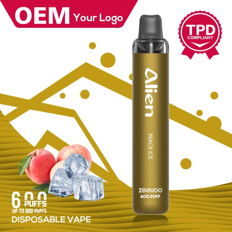 Precio de fábrica OEM 600 Puff Pod VAPE Bar vaporizador de cigarrillos