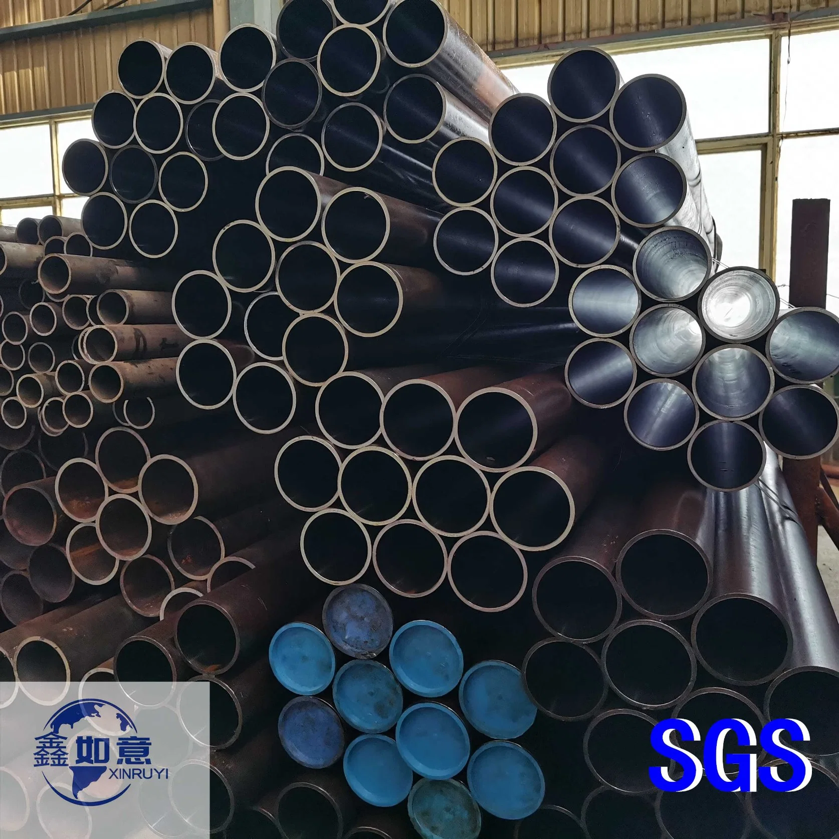 Cold Drawn Steel Tube SAE 1020 1045 ASTM A210 St52 E355 304 Shaft Seamless Iron Steel Honed Pipe