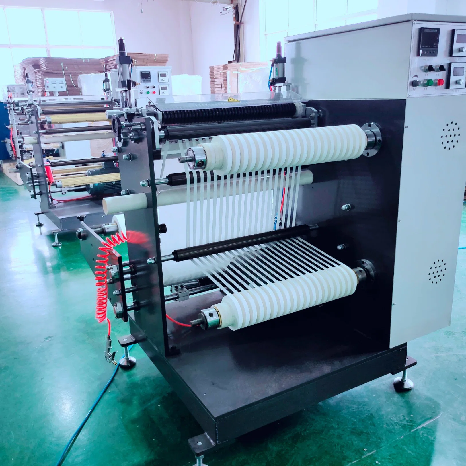 Effective Fast Speed Full Automatic Adhesive Label Thermal Paper Slitting Rewinding Machine