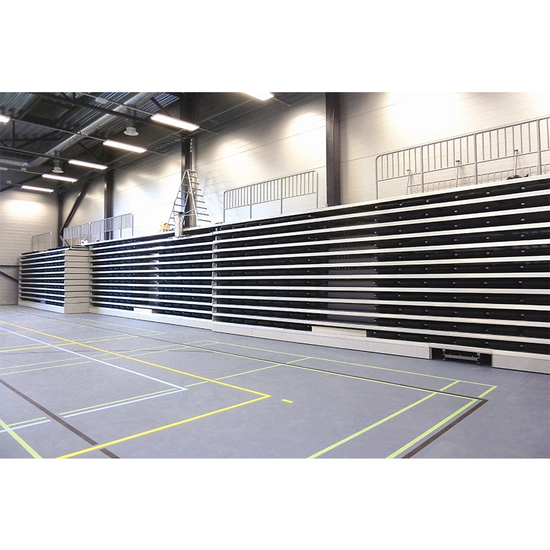 Jy-768 Retractable Bleachers Grandstands Seating System Indoor Bleachers Sports Soccer Telescopic Bleachers Seating Sports Bleachers