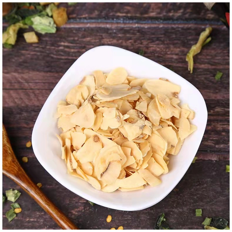 Suan pian Chinese Garlic Supplier Dehydrated Vacuum Vegetable Dried Fried Garlic Slices