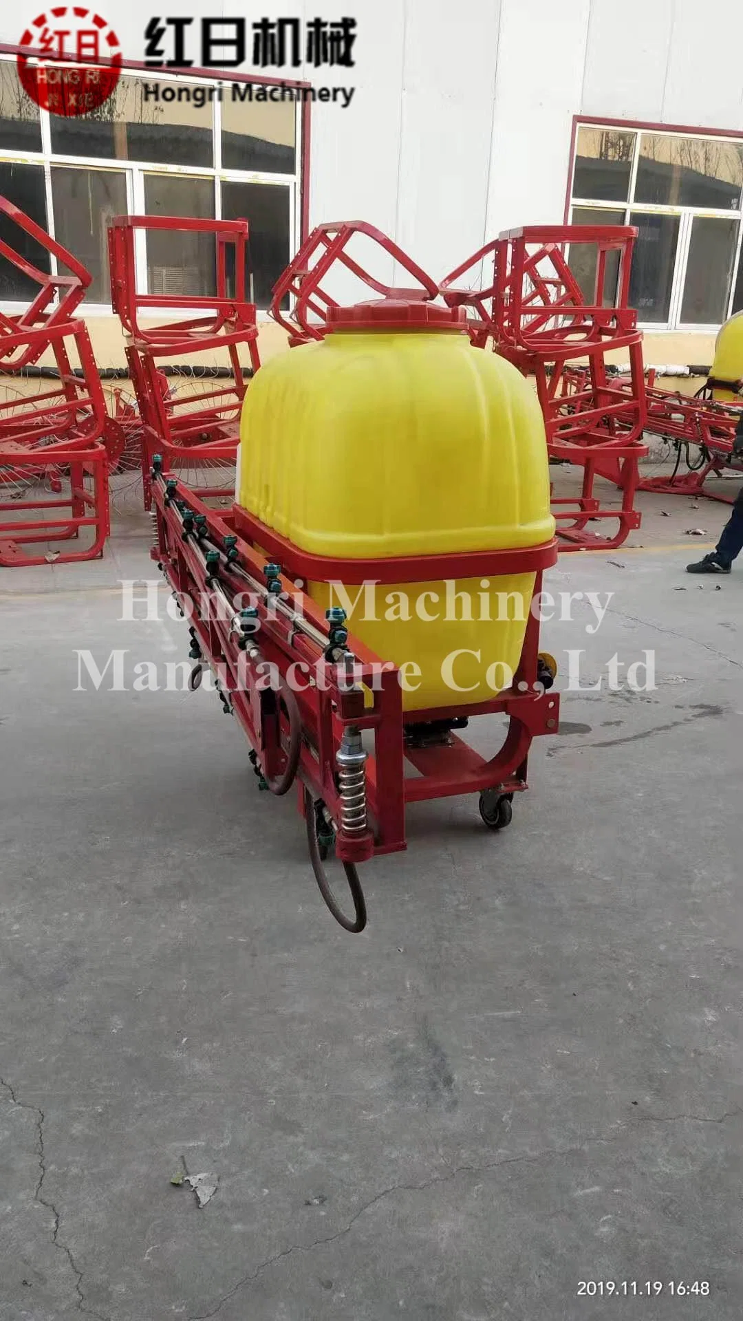 Hongri Tractor Mounted Agricultural Machinery Manufacturer Tool Boom Sprayer